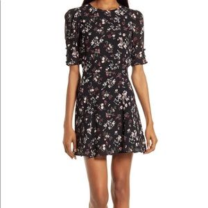 Reformation Bard floral mini dress